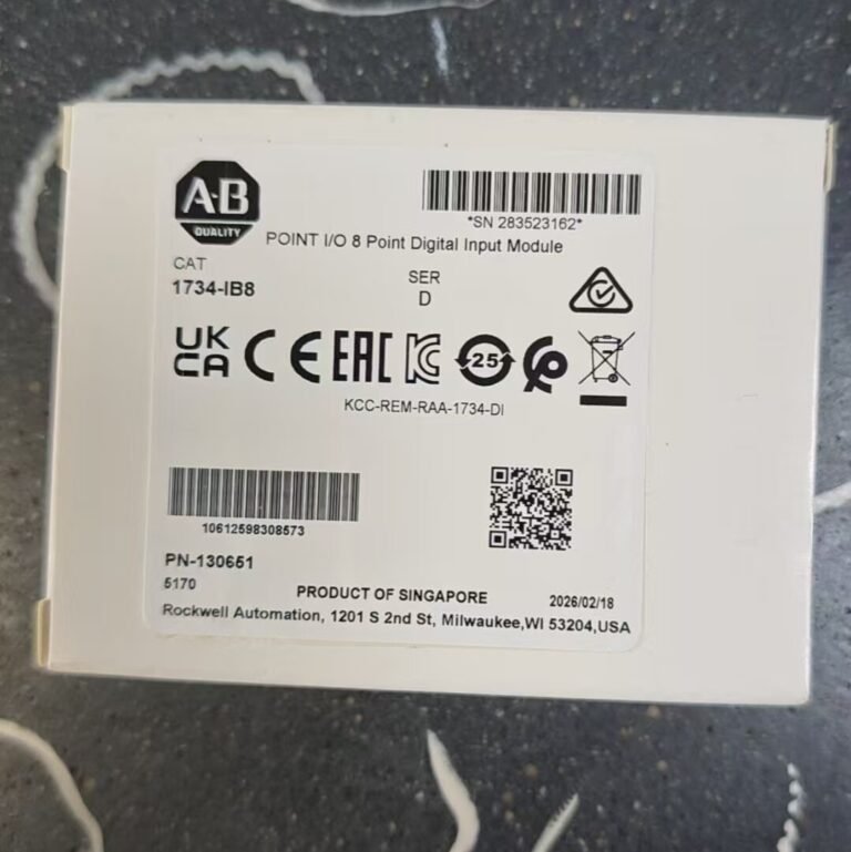 Allen-Bradley POINT I/O 1734-IB8 supplied unit label