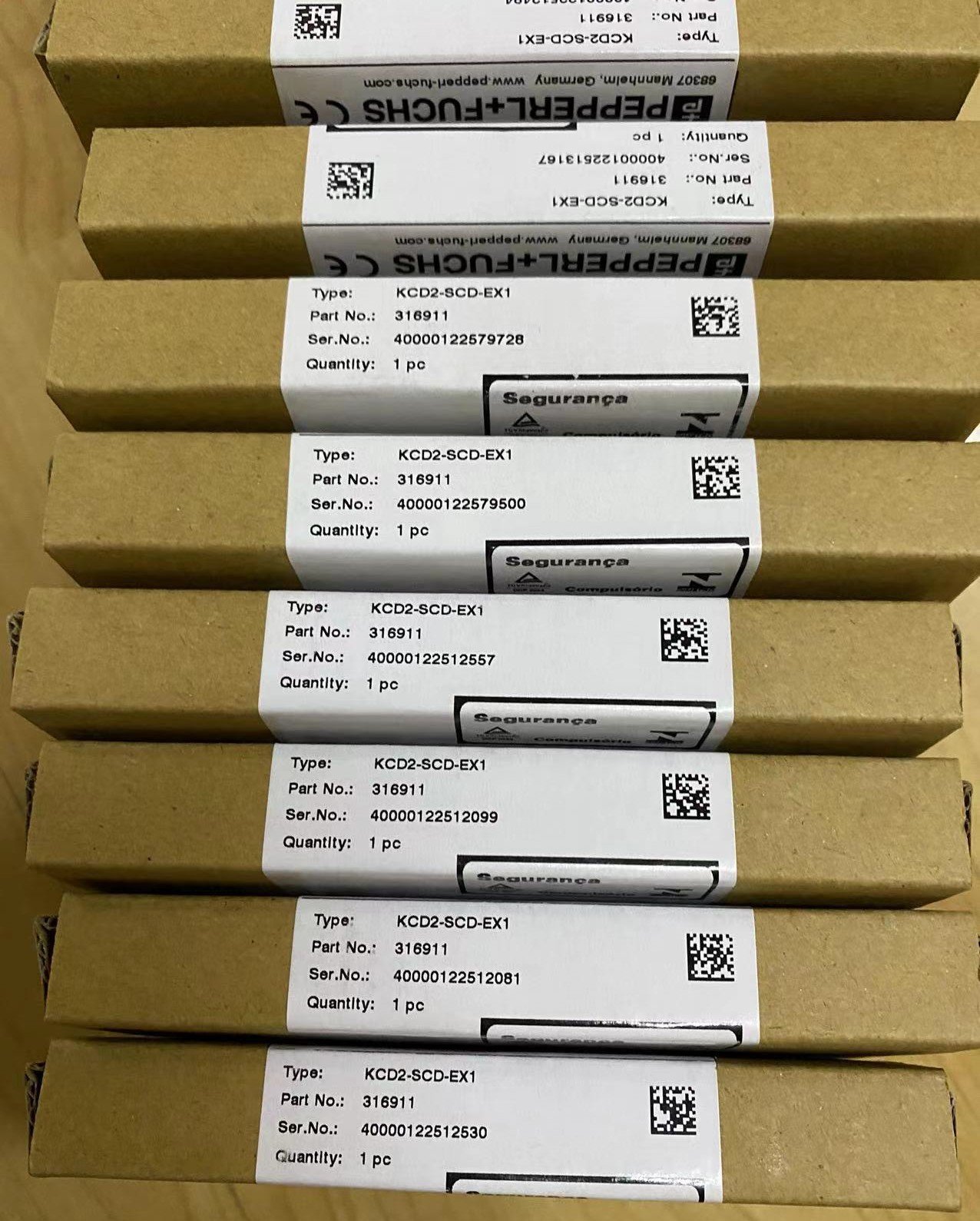 Pepperl+Fuchs KCD2-SCD-EX1 multiple labelled packages from previous sourcing work