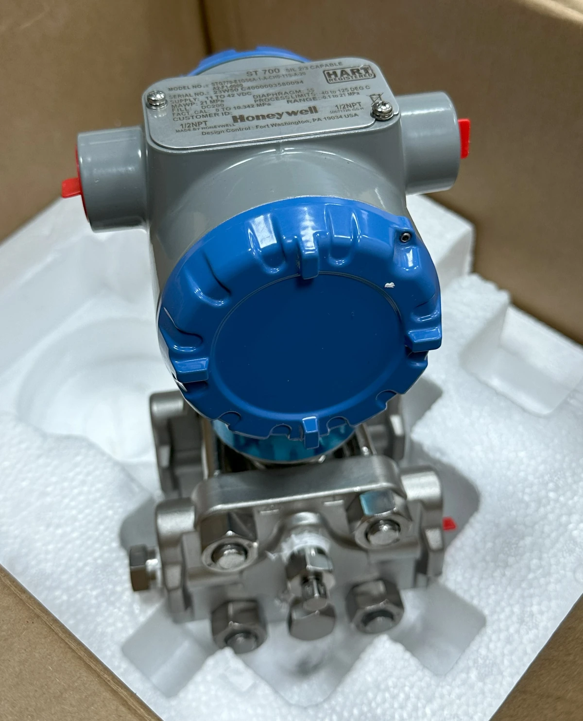 Honeywell STG770-E1GS6A-1-A-CH0-11S-A-20 A2-F1-0000 supplied unit